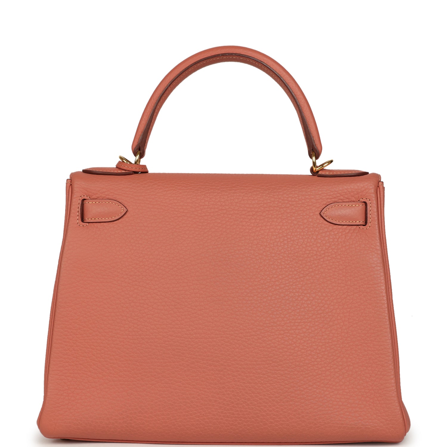 Kelly Retourne 28 Rosy Togo Gold Hardware Bag