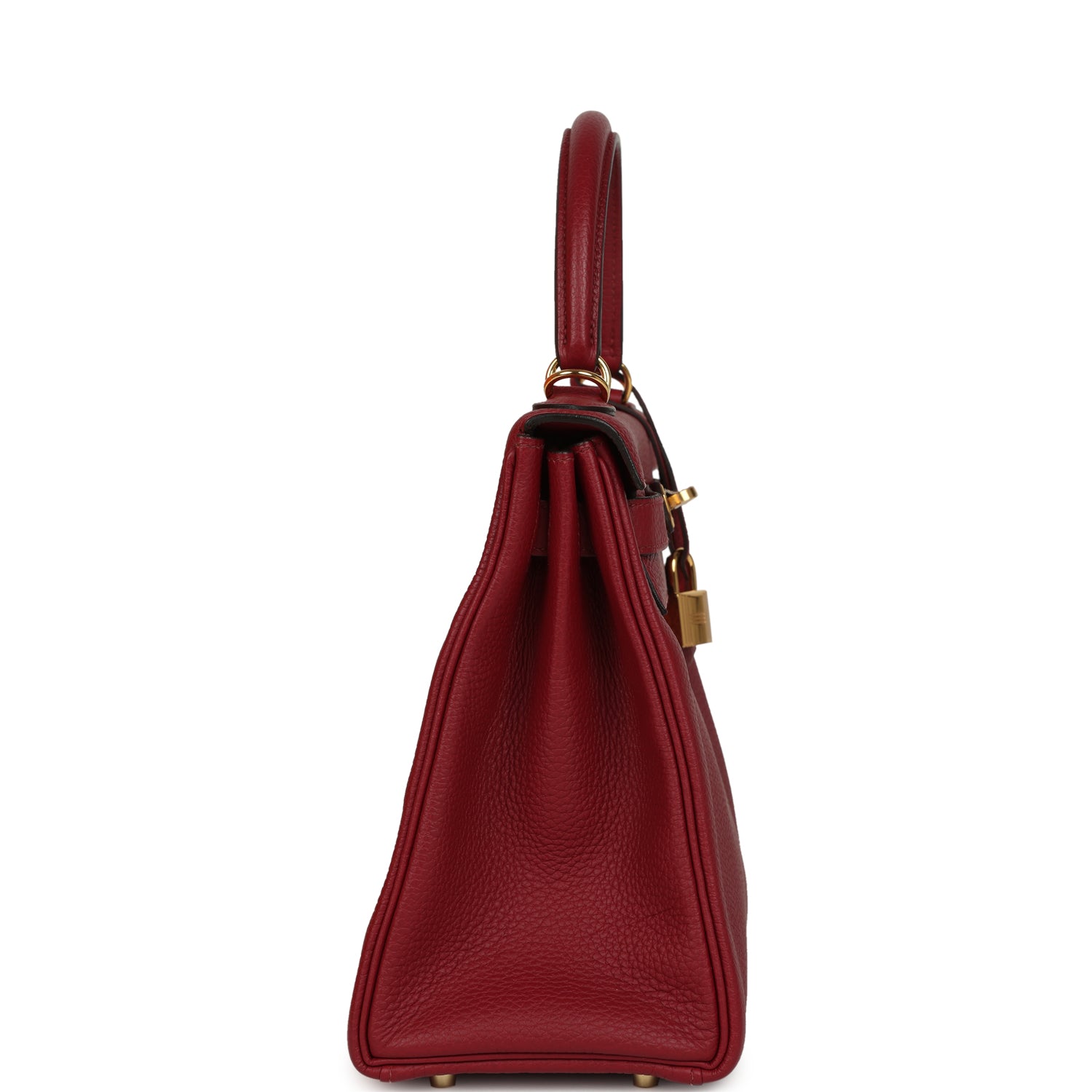 Kelly Retourne 28 Rouge Grenat Togo Gold Hardware Bag