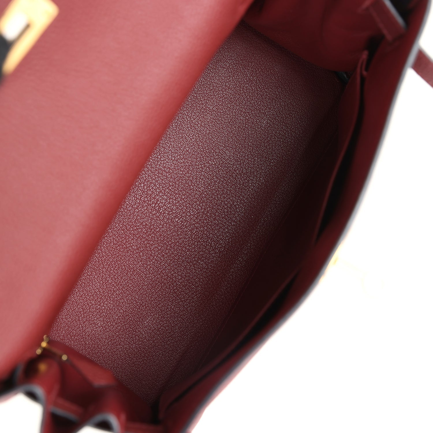 Kelly Retourne 28 Rouge H Togo Gold Hardware Bag