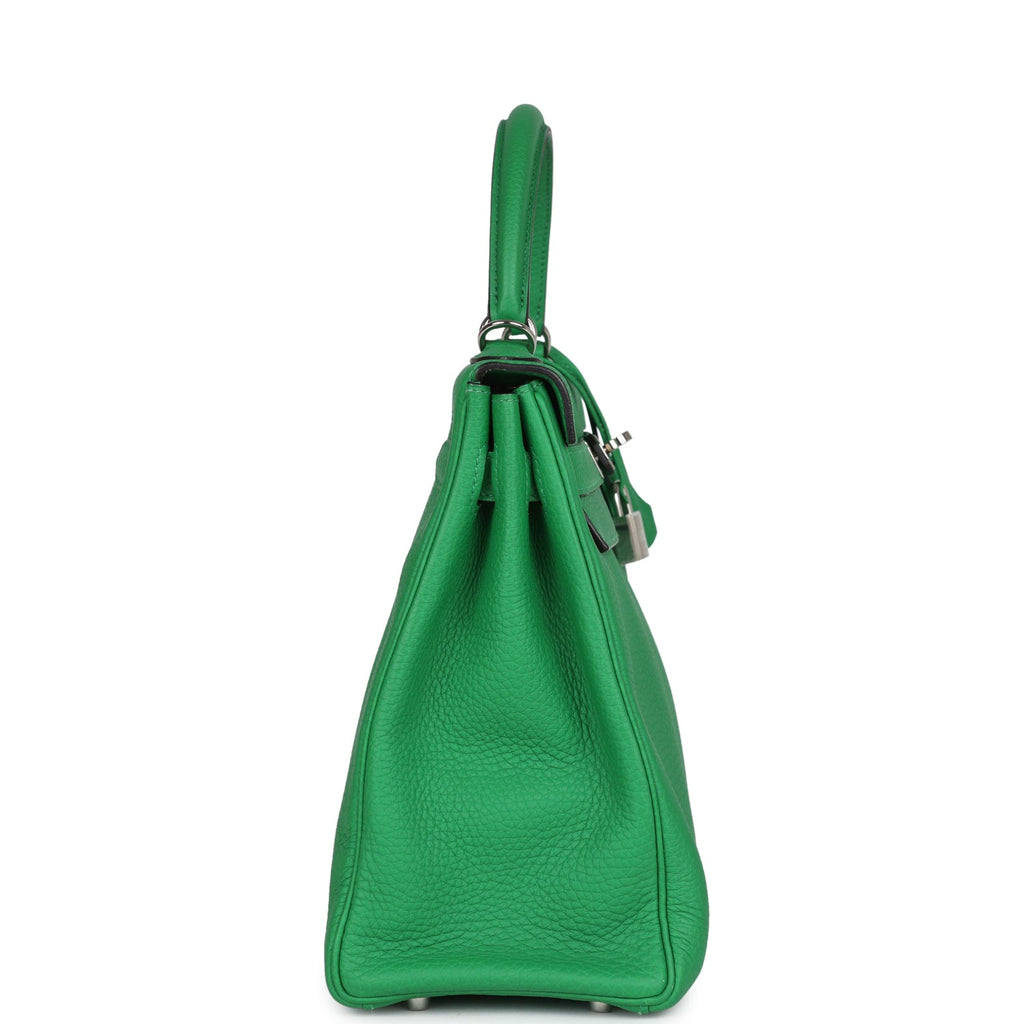 Kelly Retourne 32 Bambou Togo Palladium Hardware Bag
