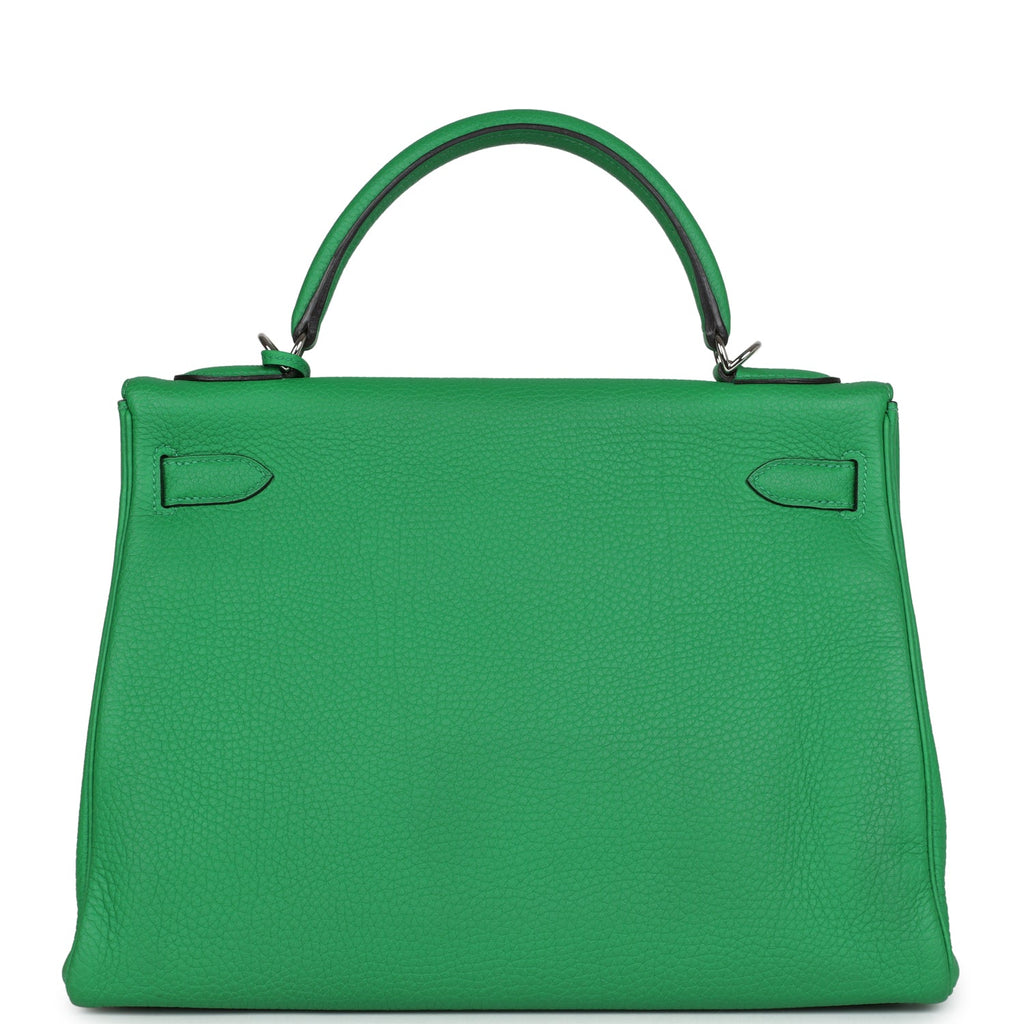 Kelly Retourne 32 Bambou Togo Palladium Hardware Bag