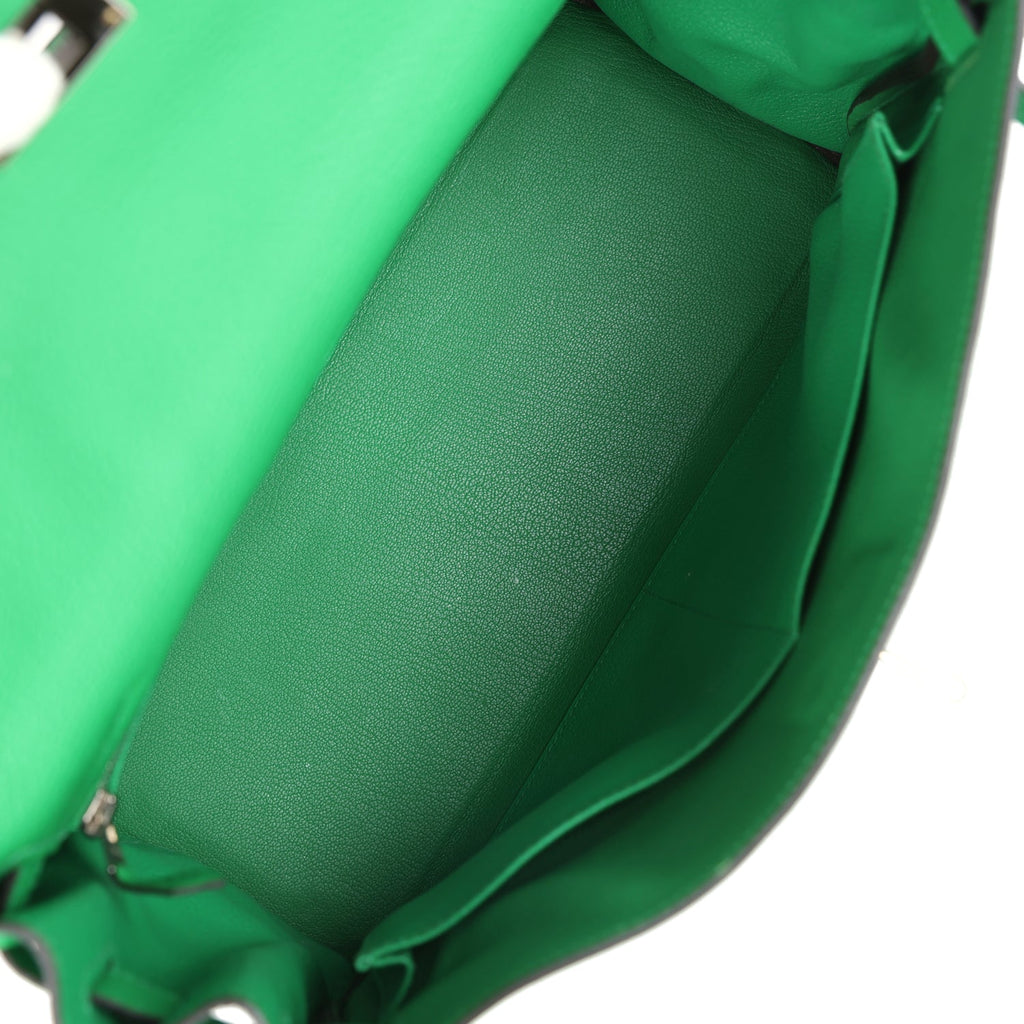 Kelly Retourne 32 Bambou Togo Palladium Hardware Bag