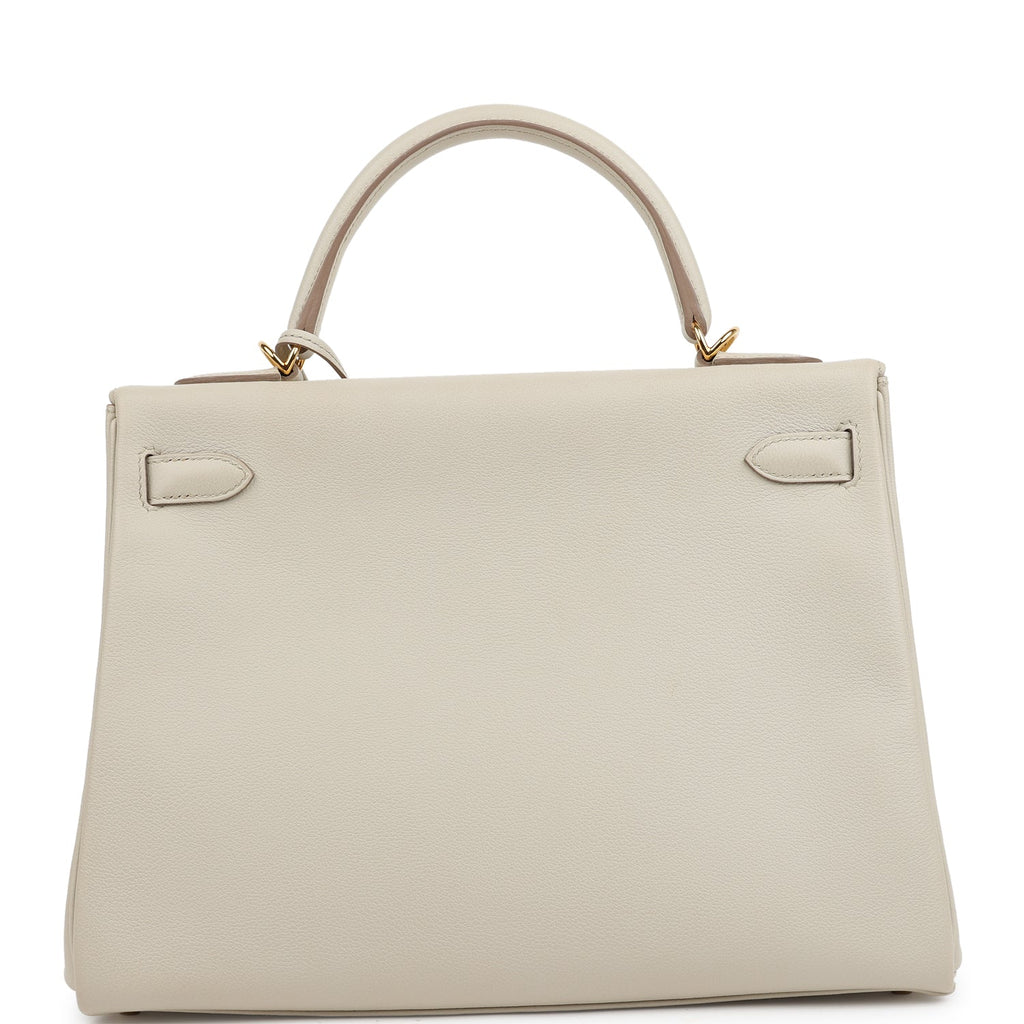Kelly Retourne 32 Beton Evercolor Gold Hardware Bag