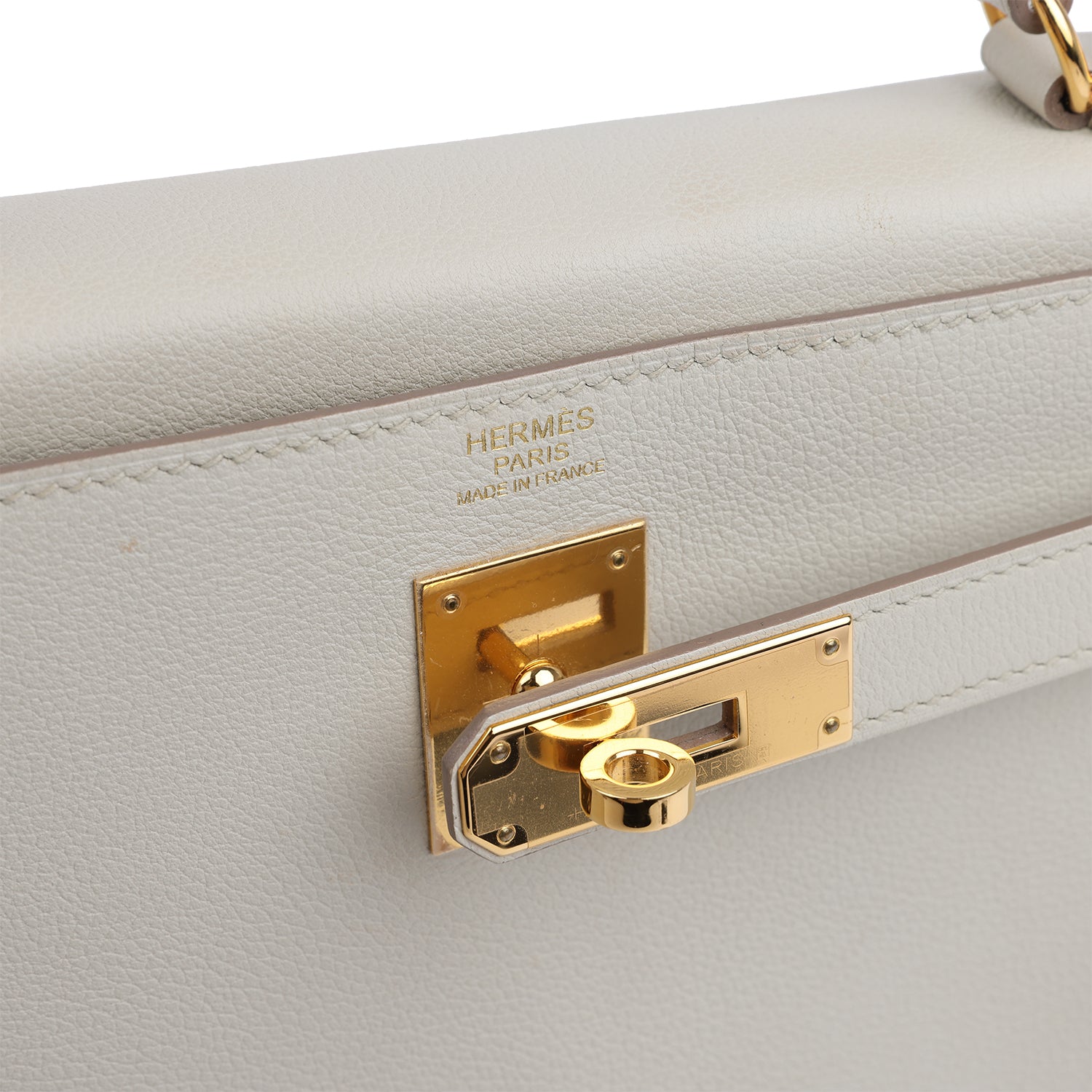 Kelly Retourne 32 Beton Evercolor Gold Hardware Bag