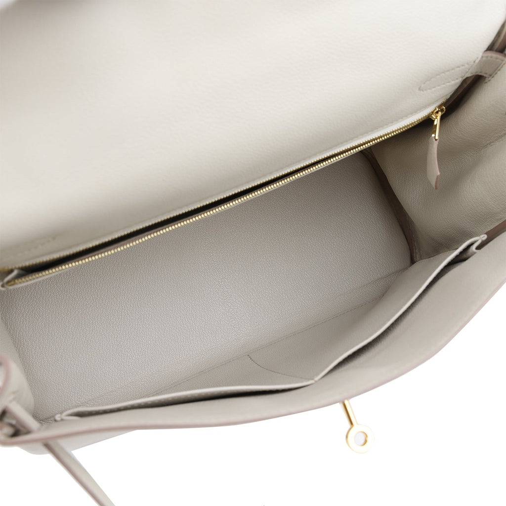 Kelly Retourne 32 Beton Evercolor Gold Hardware Bag