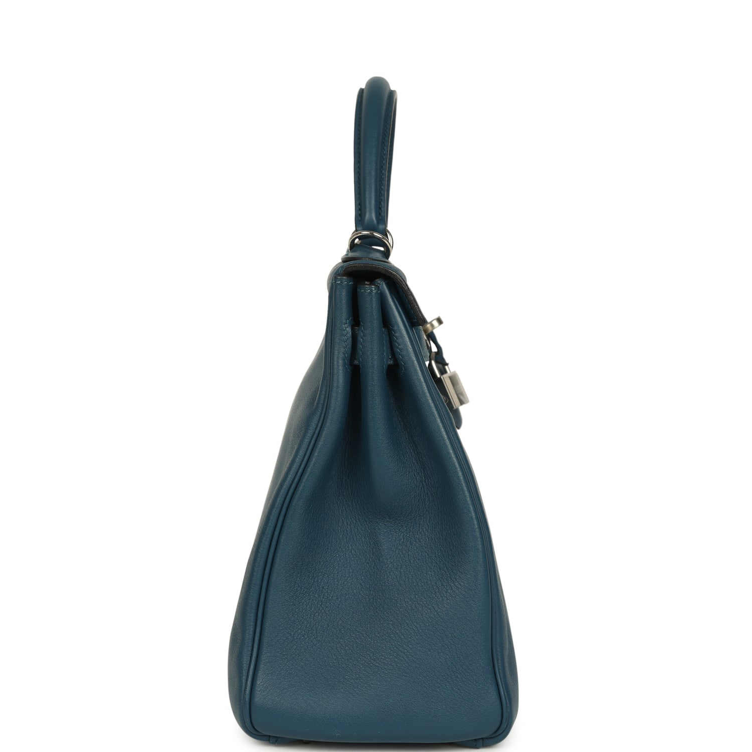 Kelly Retourne 32 Bleu De Malte Swift Palladium Hardware Bag