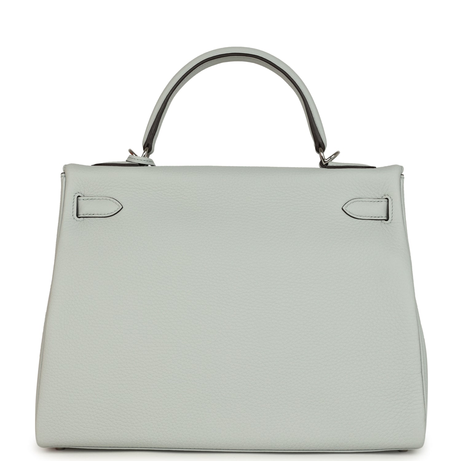 Kelly Retourne 32 Bleu Pale Clemence Palladium Hardware Bag