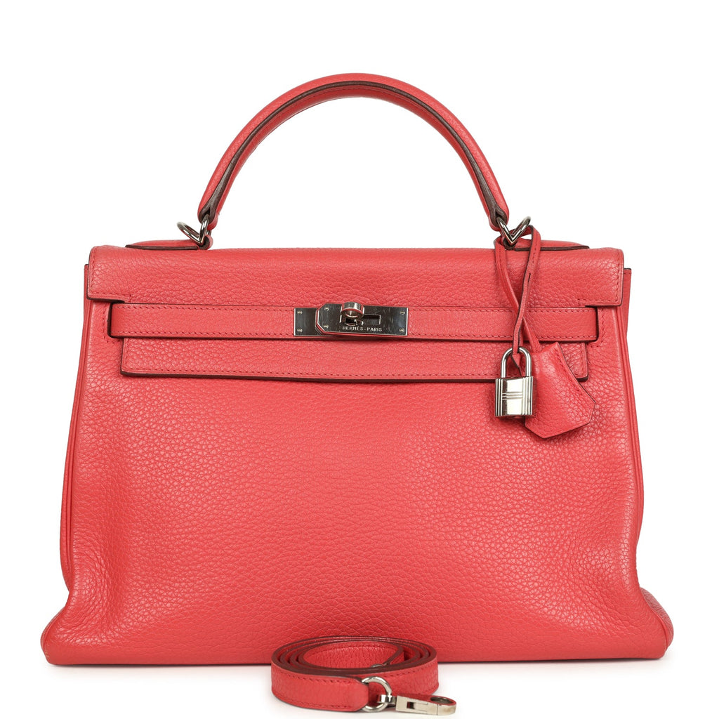 Kelly Retourne 32 Bougainvillea Clemence Gold Hardware Bag