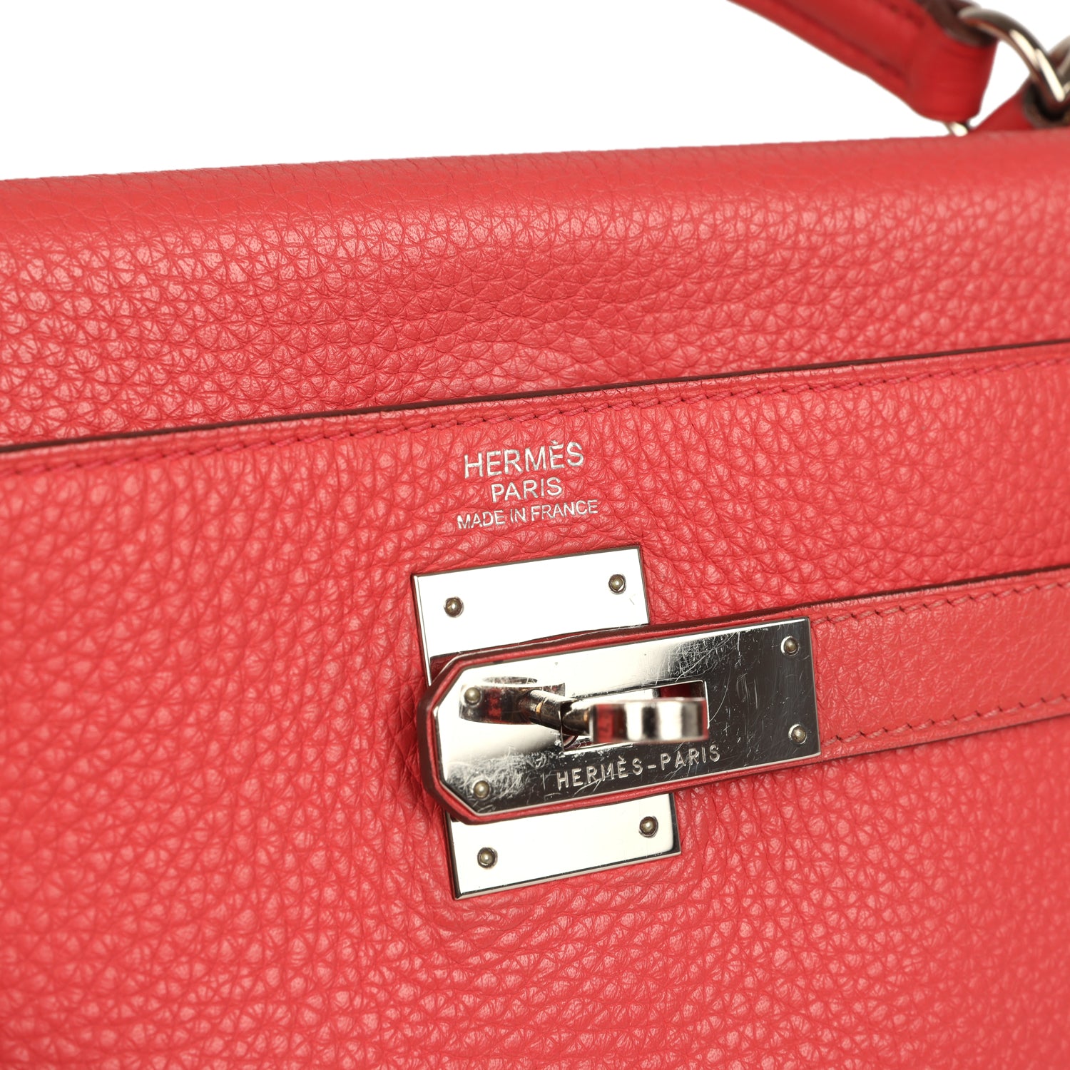 Kelly Retourne 32 Bougainvillea Clemence Gold Hardware Bag