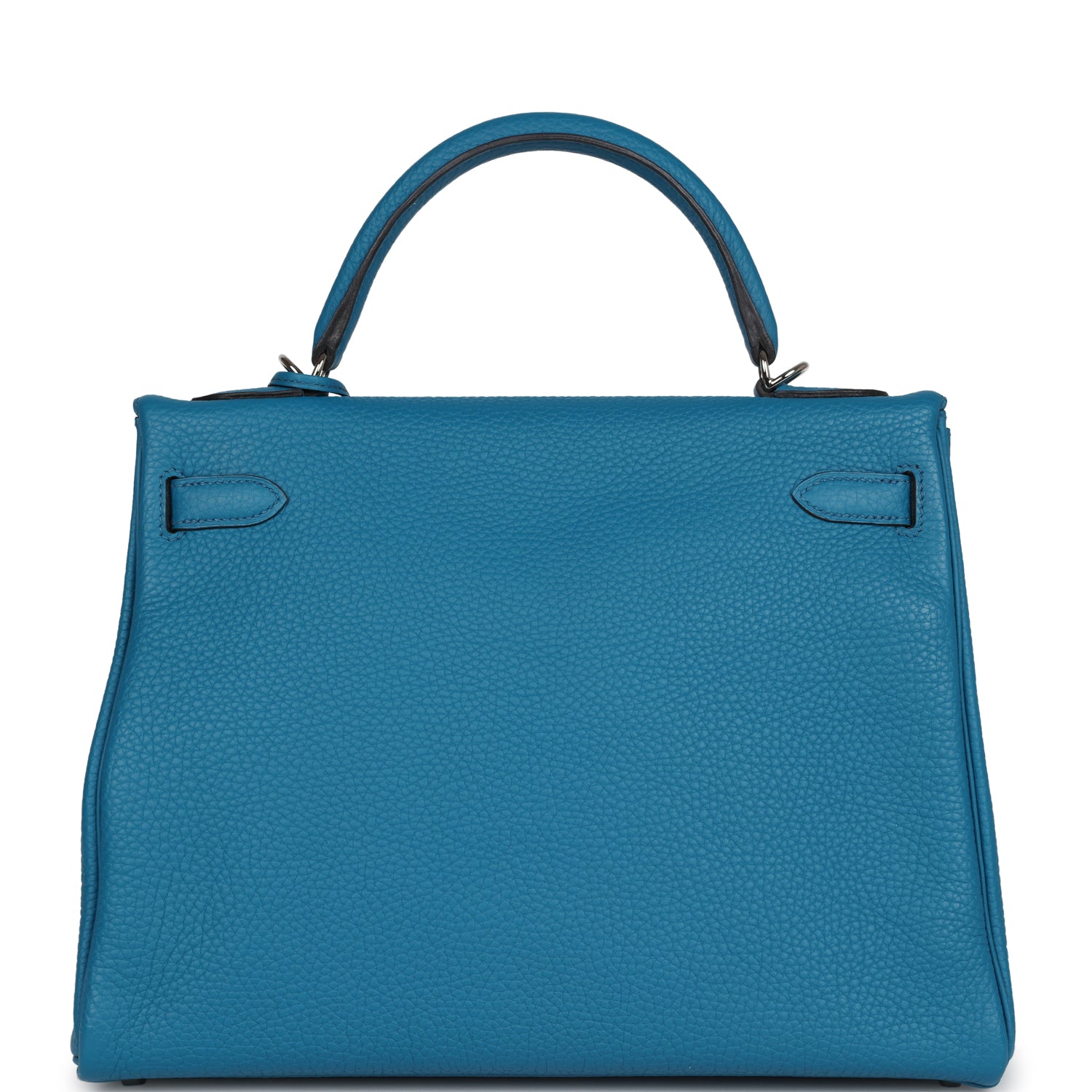 Kelly Retourne 32 Cobalt Clemence Palladium Hardware Bag