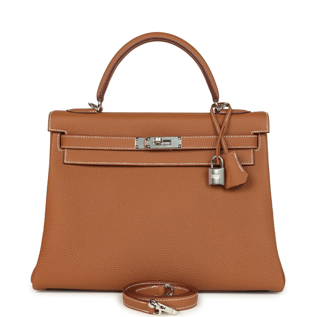 Kelly Retourne 32 Gold Togo Palladium Hardware Bag