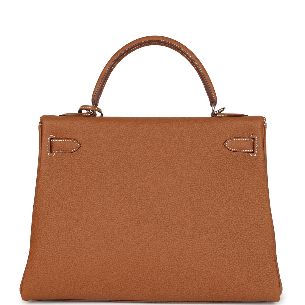 Kelly Retourne 32 Gold Togo Palladium Hardware Bag