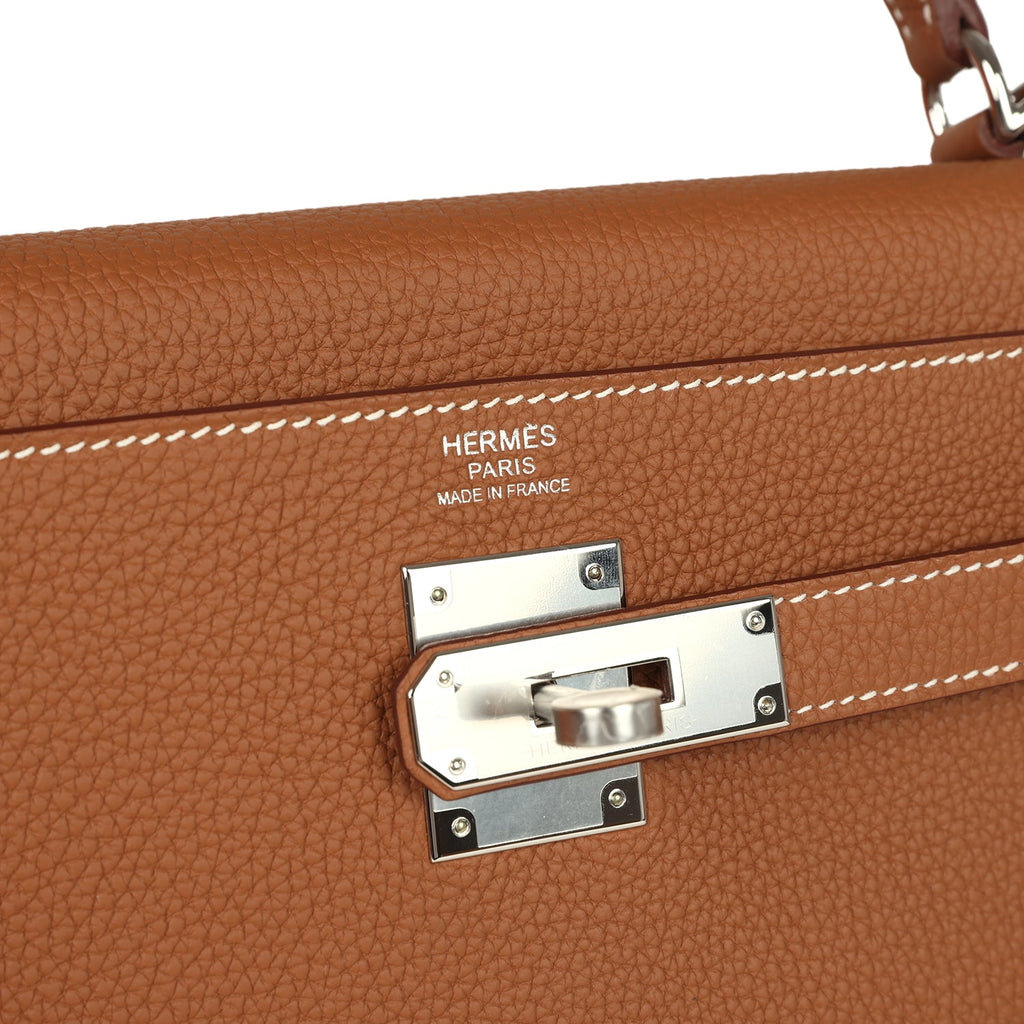 Kelly Retourne 32 Gold Togo Palladium Hardware Bag