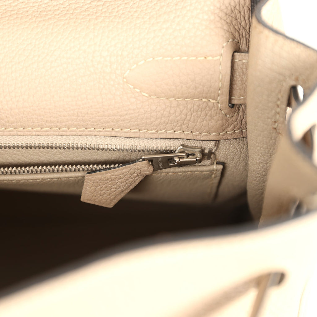 Kelly Retourne 32 Gris Tourterelle Togo Palladium Hardware Bag