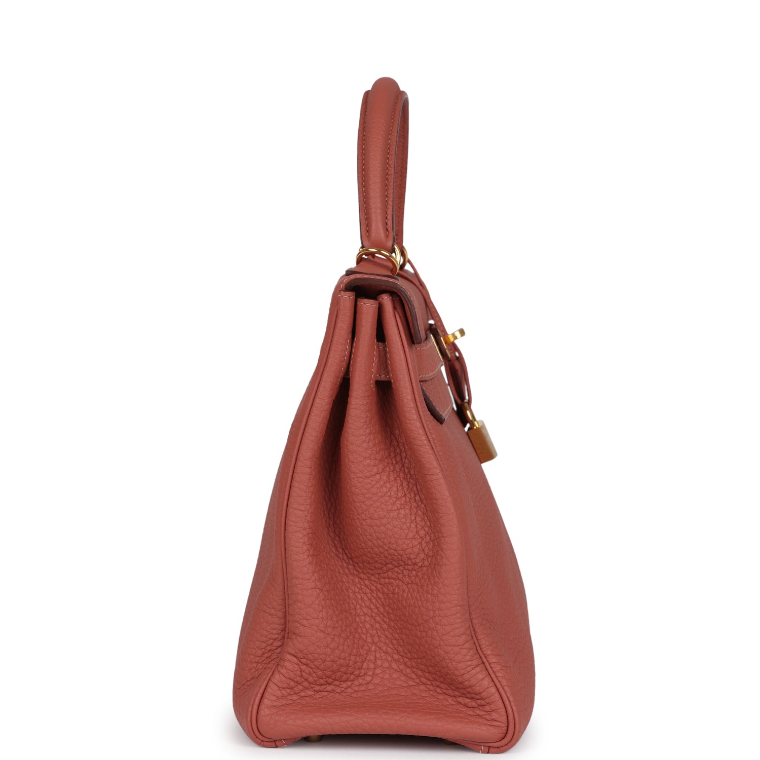 Kelly Retourne 32 Rosy Togo Gold Hardware Bag