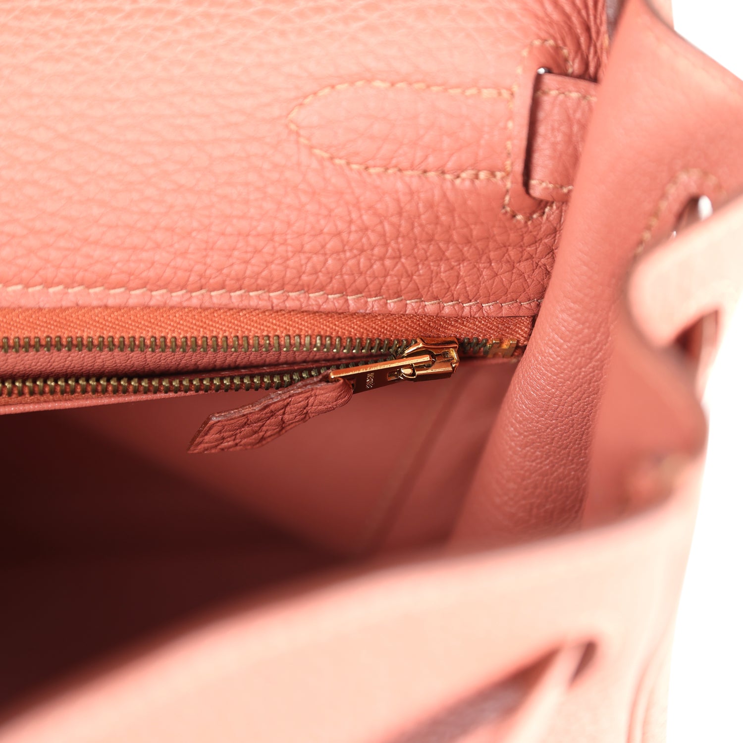 Kelly Retourne 32 Rosy Togo Gold Hardware Bag