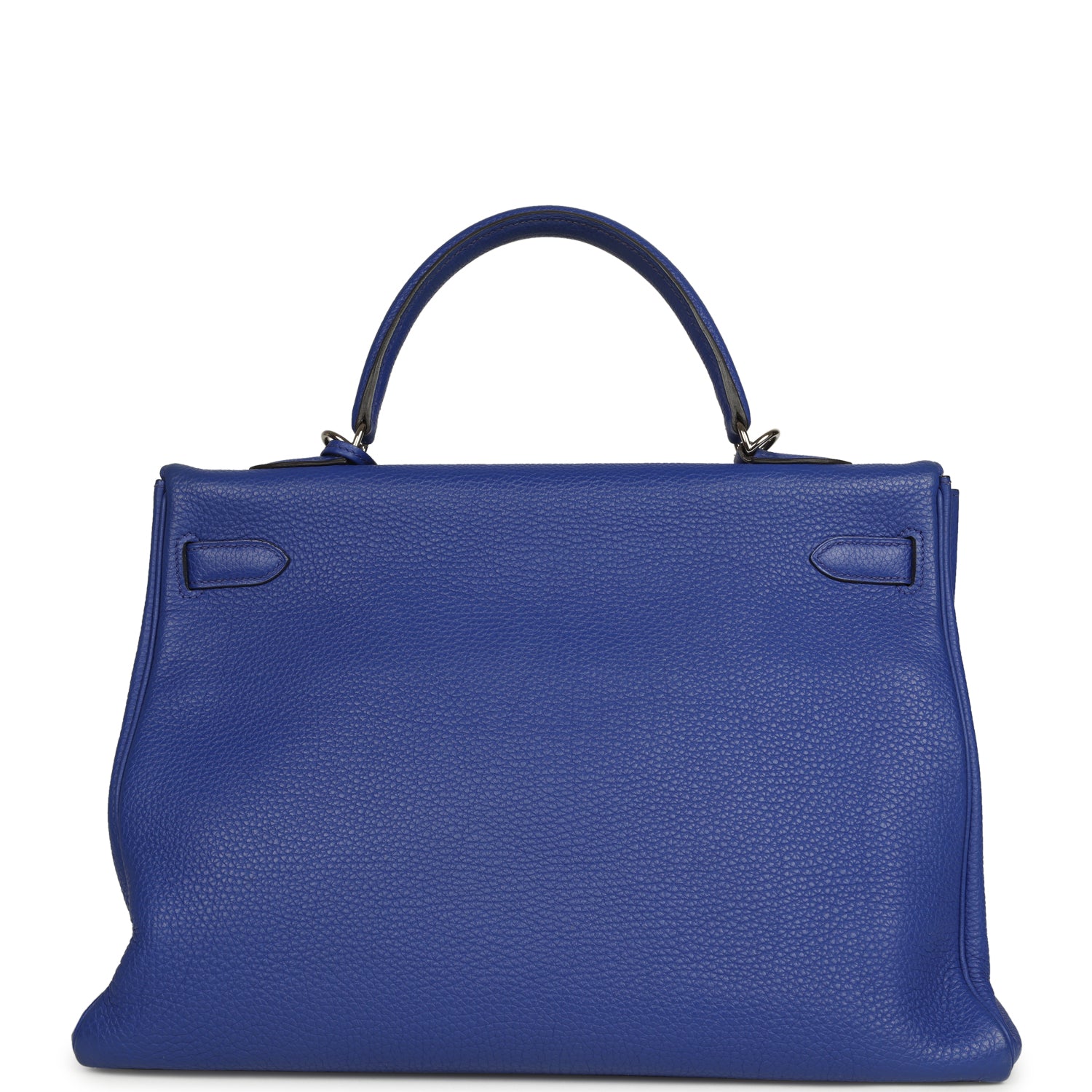 Kelly Retourne 35 Bleu Electric Togo Palladium Hardware Bag