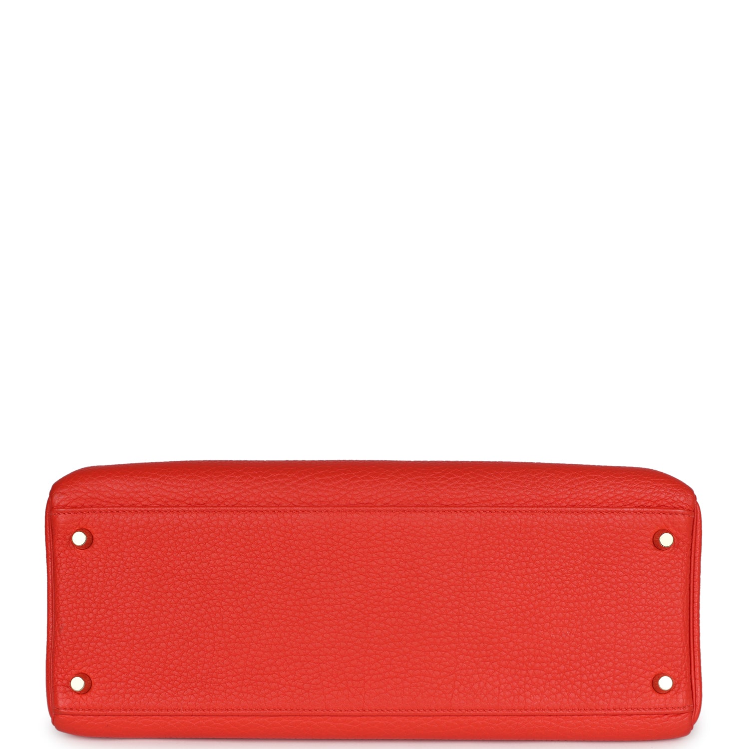 Kelly Retourne 35 Capucine Togo Gold Hardware Bag