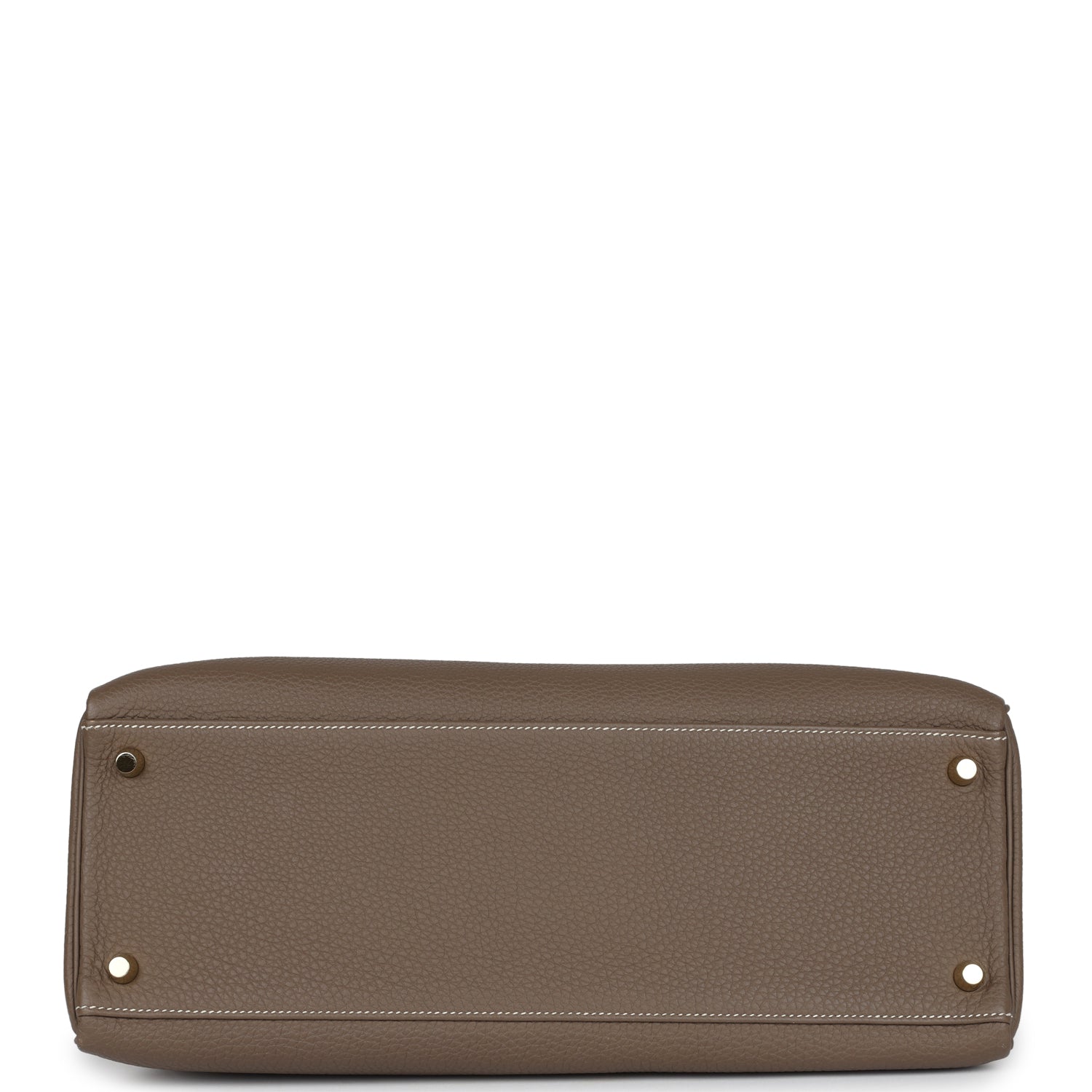 Kelly Retourne 35 Etoupe Togo Gold Hardware Bag
