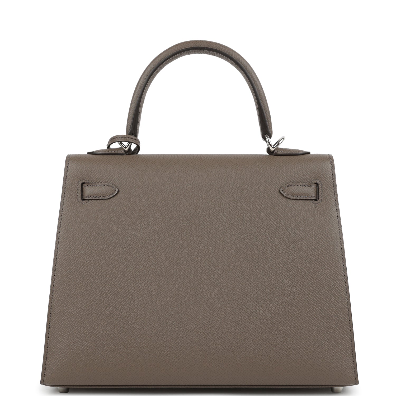 Kelly Sellier 25 Etain Epsom Palladium Hardware Bag