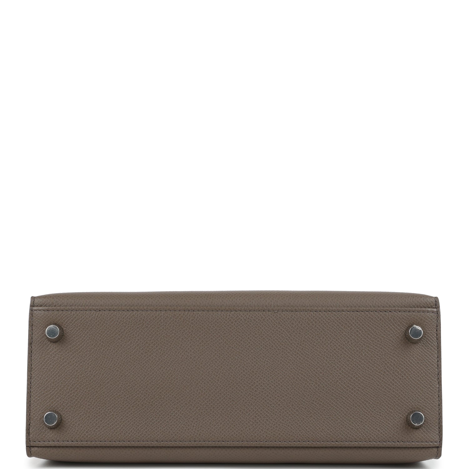 Kelly Sellier 25 Etain Epsom Palladium Hardware Bag