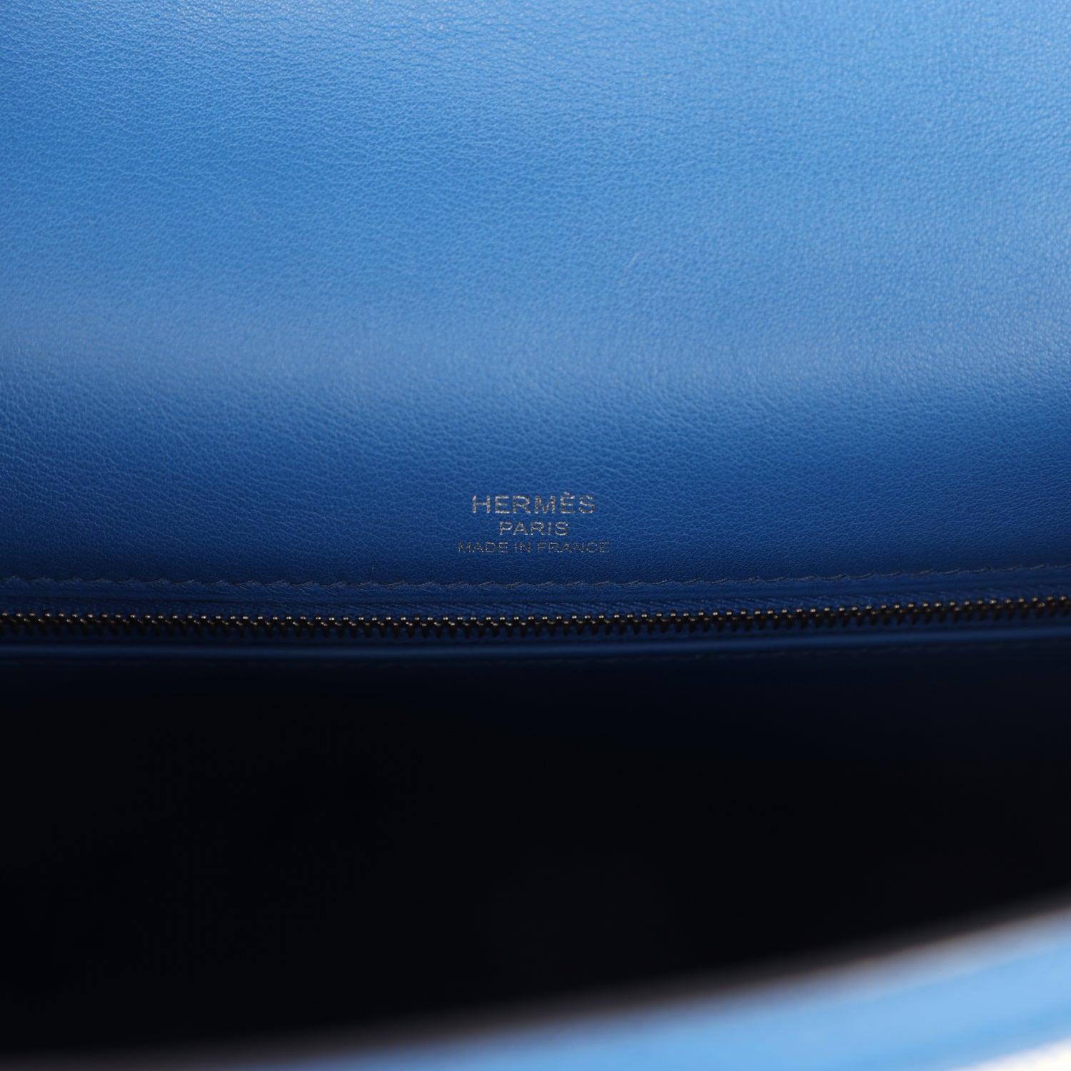 Kelly Sellier 28 Bleu France Swift and Ecru-Bleu Bill Toile H Canvas Palladium Hardware Bag