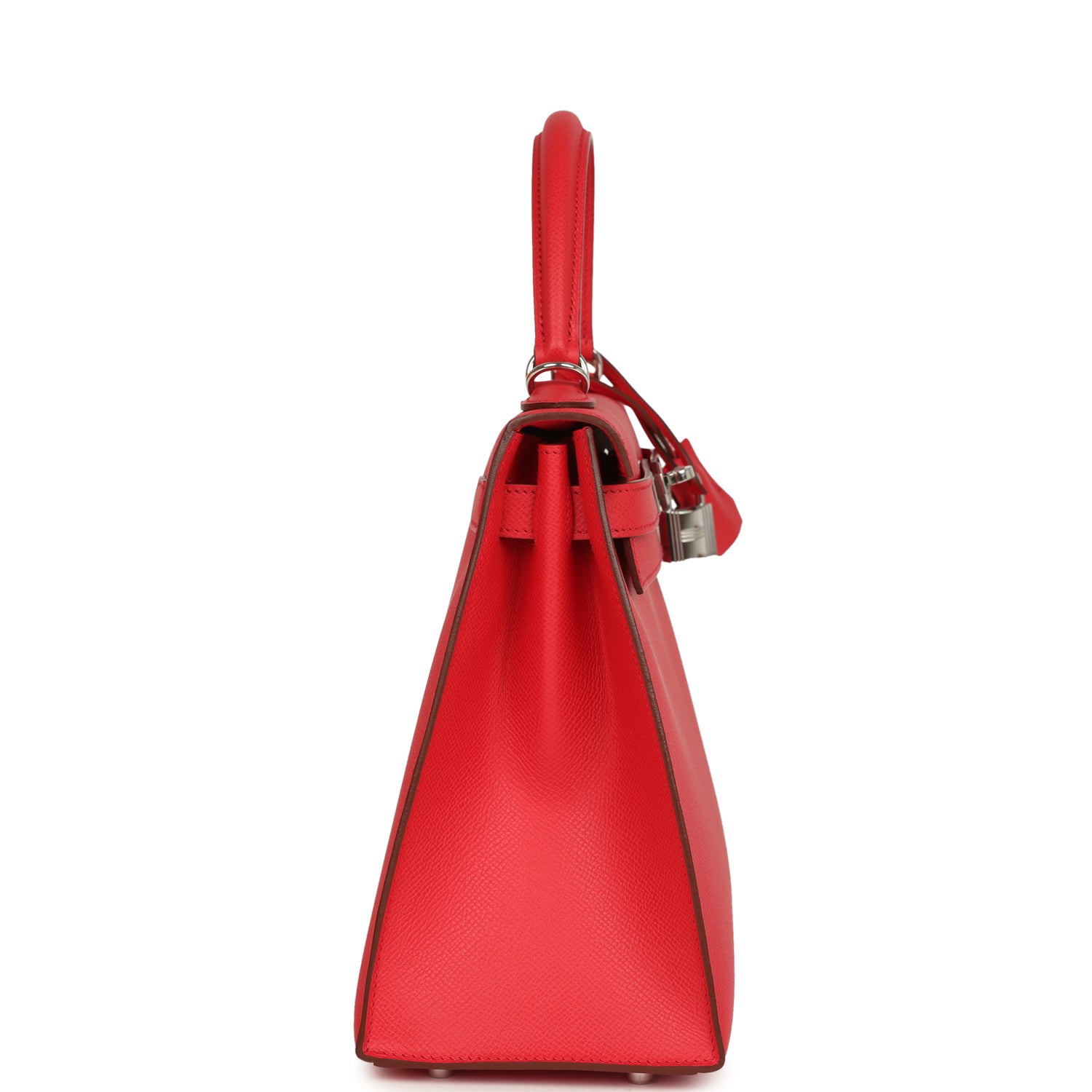 Kelly Sellier 28 Bougainvillea Epsom Palladium Hardware Bag