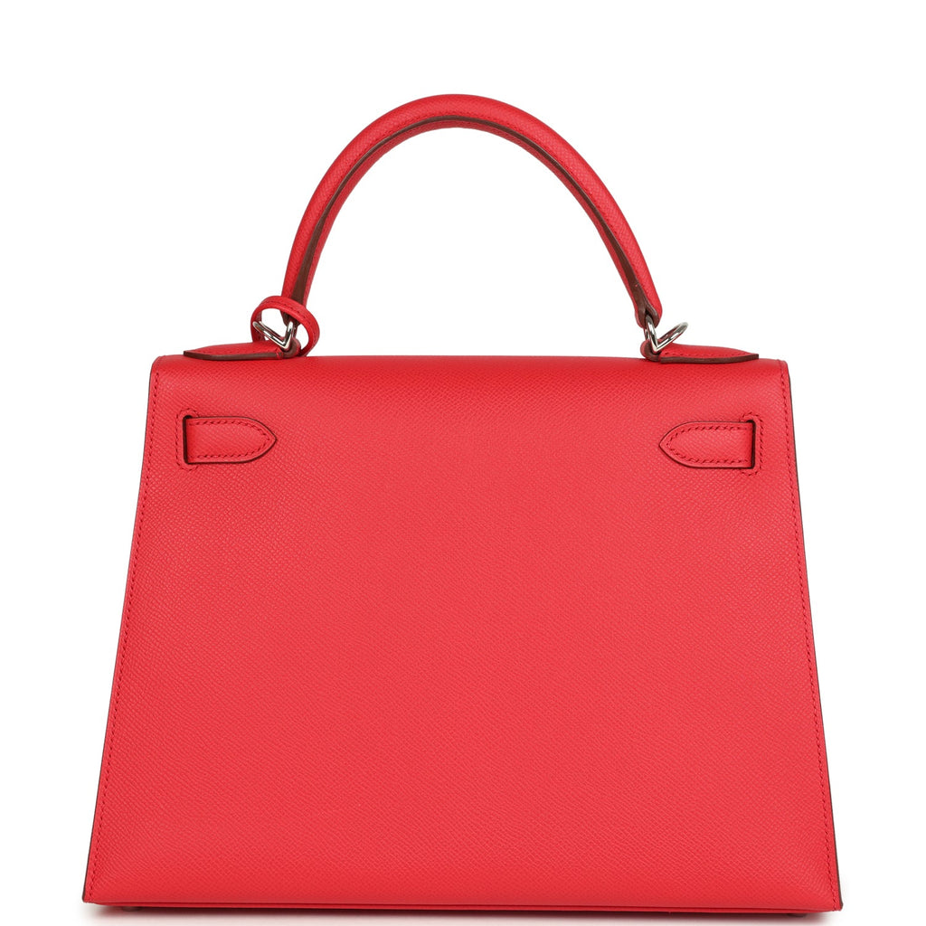 Kelly Sellier 28 Bougainvillea Epsom Palladium Hardware Bag