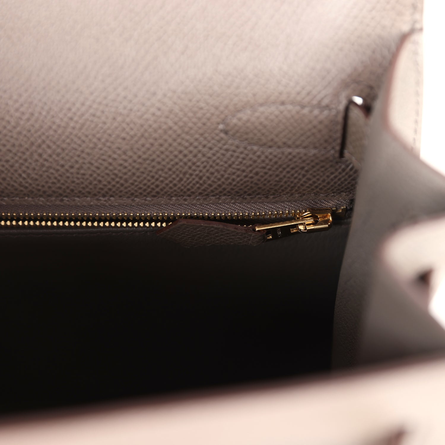 Kelly Sellier 28 Etain Epsom Gold Hardware Bag