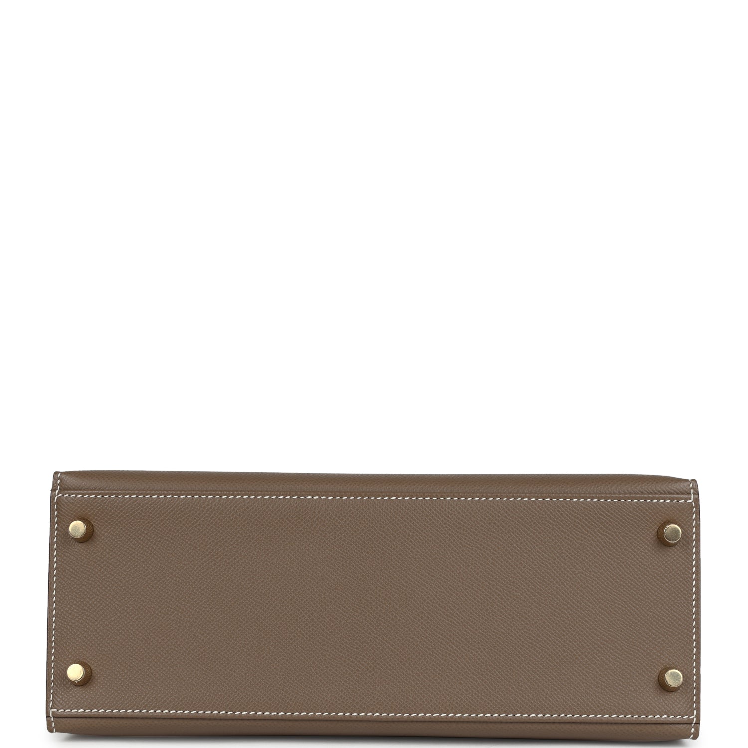 Kelly Sellier 28 Etoupe Epsom Gold Hardware Bag