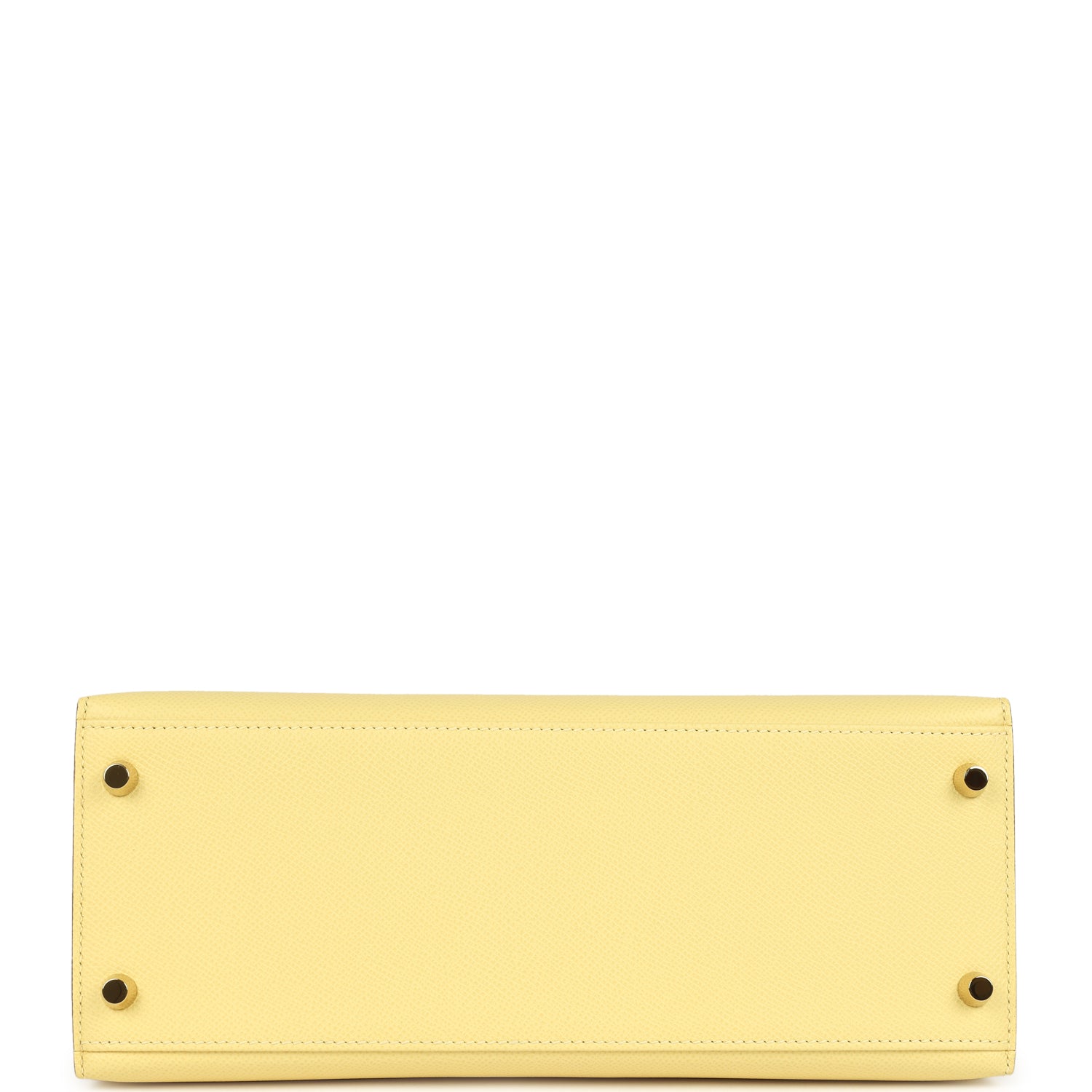 Kelly Sellier 28 Jaune Poussin Epsom Gold Hardware Bag