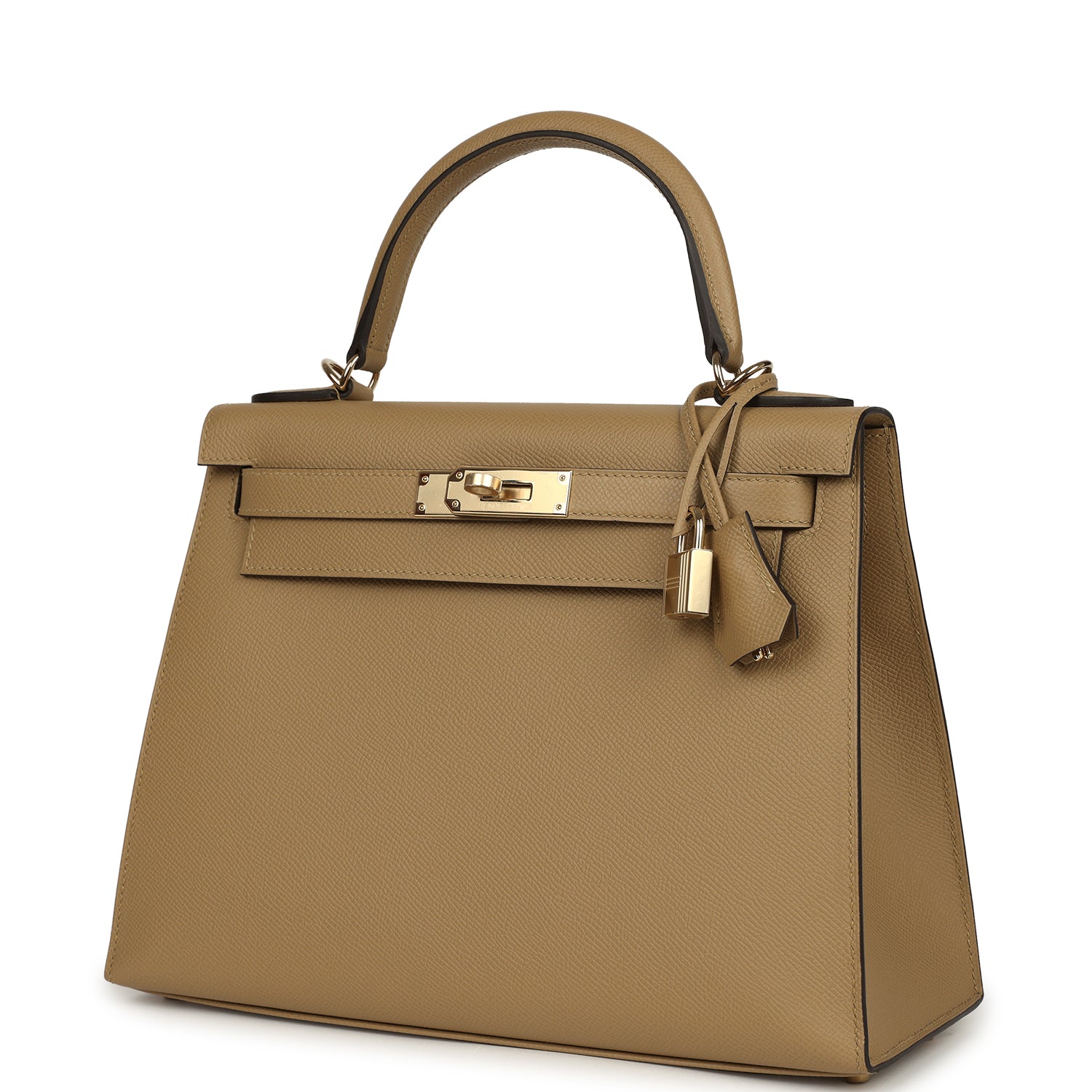 Kelly Sellier 28 Poussiere Epsom Permabrass Hardware Bag