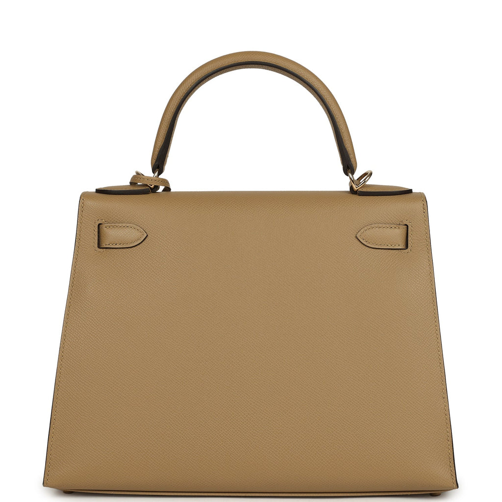 Kelly Sellier 28 Poussiere Epsom Permabrass Hardware Bag