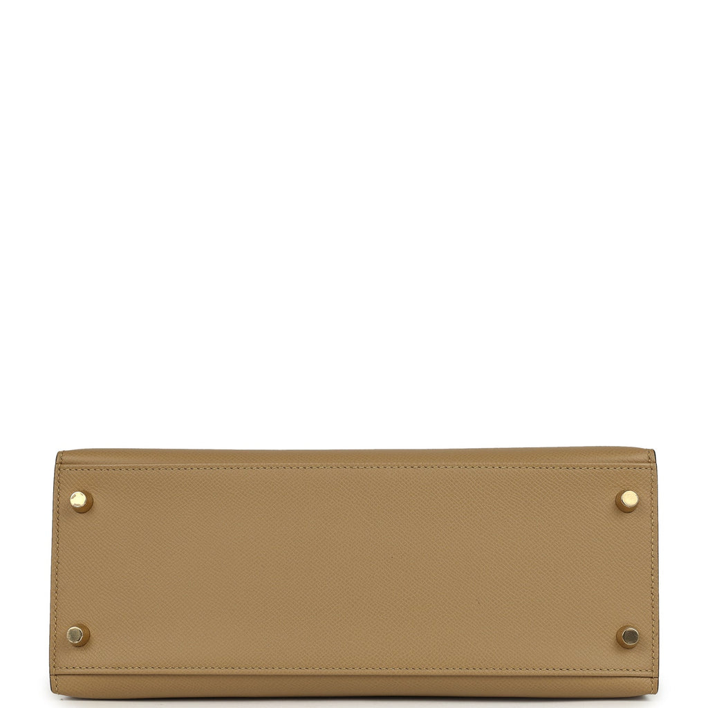Kelly Sellier 28 Poussiere Epsom Permabrass Hardware Bag