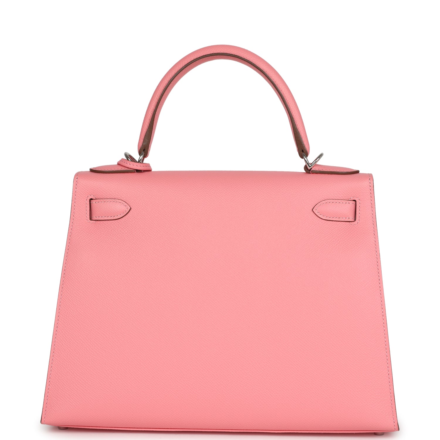 Kelly Sellier 28 Rose Confetti Epsom Palladium Hardware Bag