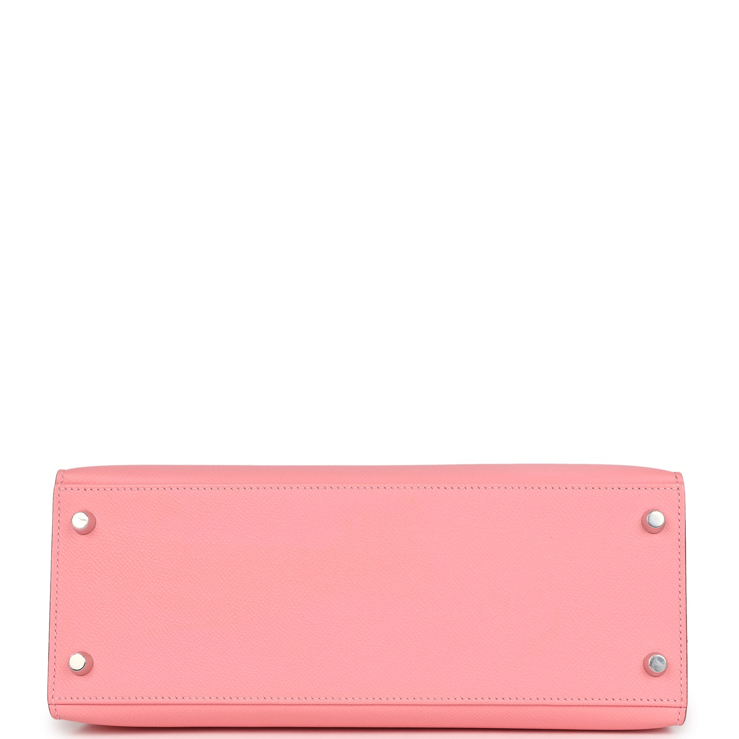 Kelly Sellier 28 Rose Confetti Epsom Palladium Hardware Bag