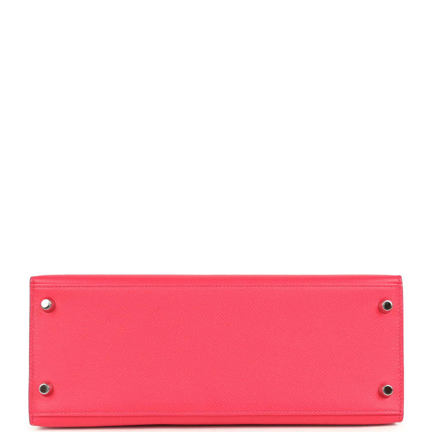 Kelly Sellier 28 Rose Extreme Epsom Palladium Hardware Bag