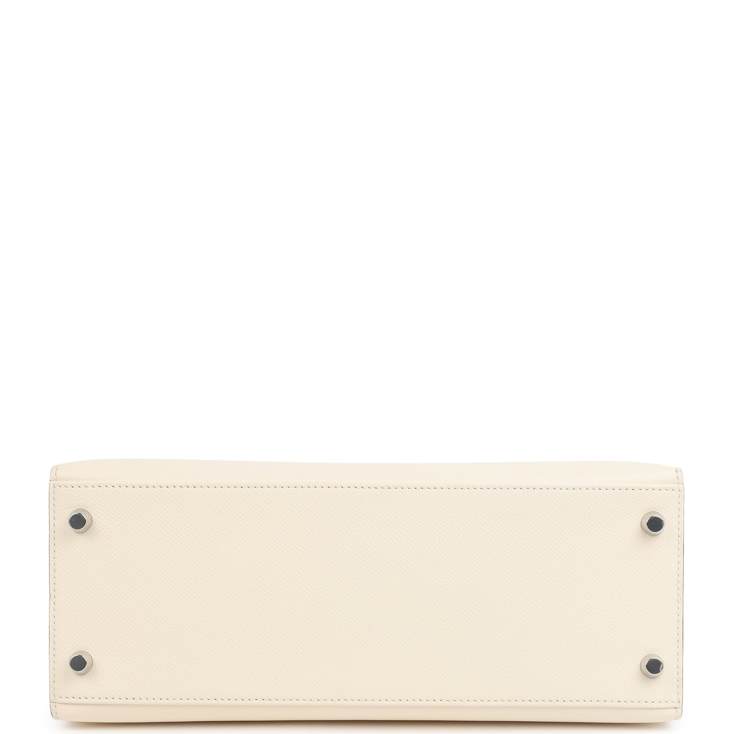 Kelly Sellier 28 Sellier Nata Verso Epsom Palladium Hardware Bag
