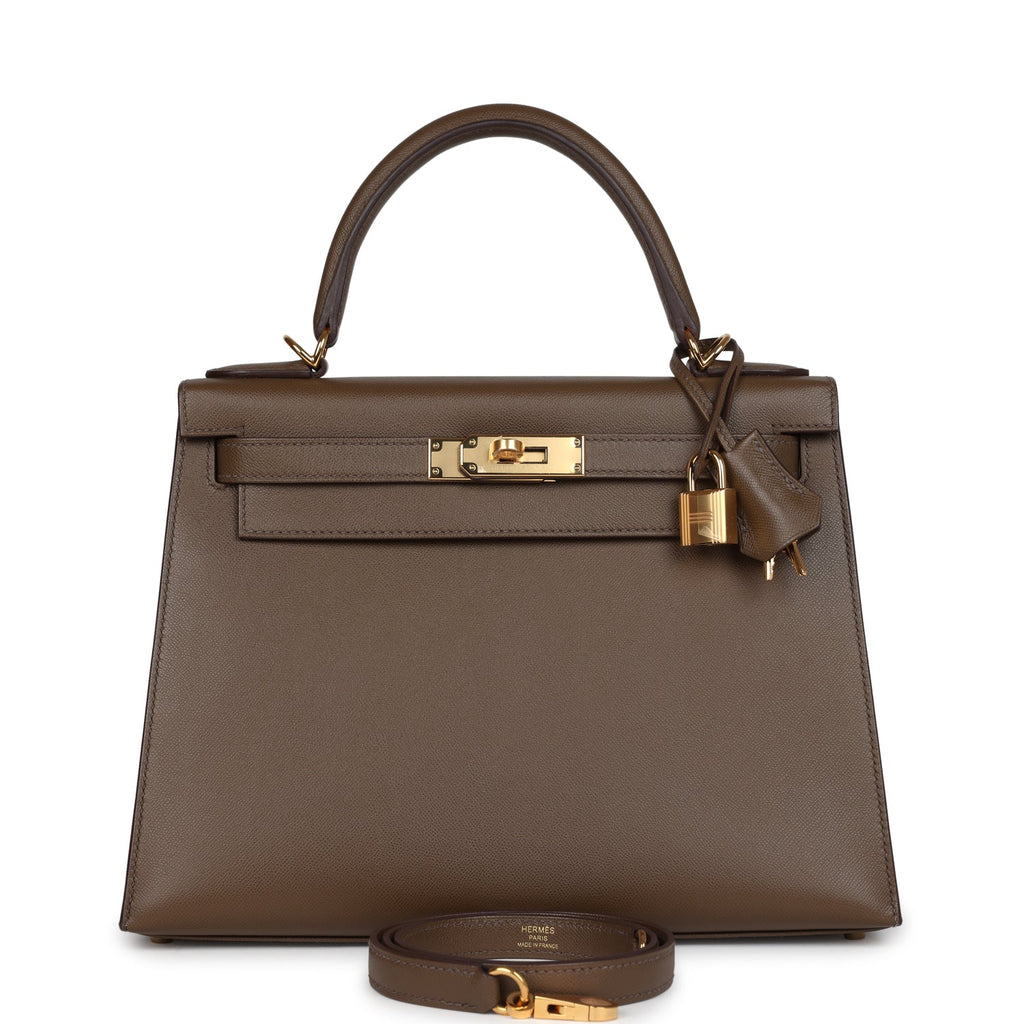 Kelly Sellier 28 Toundra Madame Gold Hardware Bag