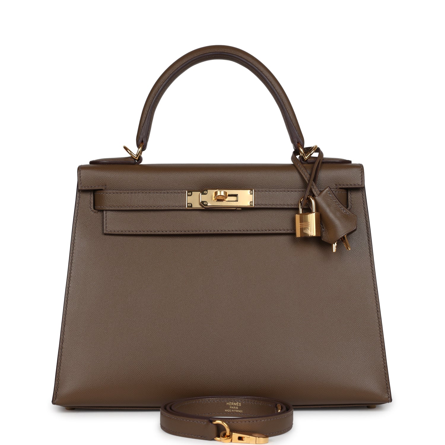 Kelly Sellier 28 Toundra Madame Gold Hardware Bag