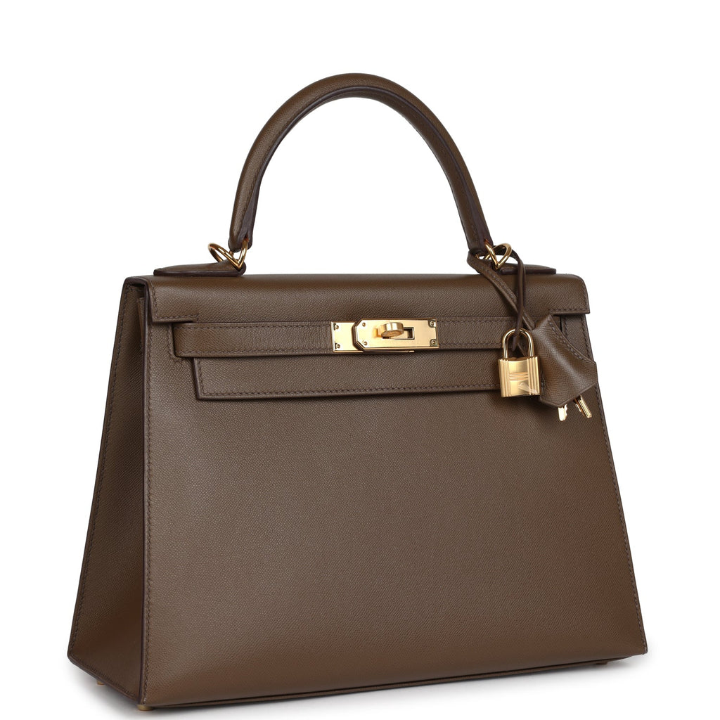 Kelly Sellier 28 Toundra Madame Gold Hardware Bag