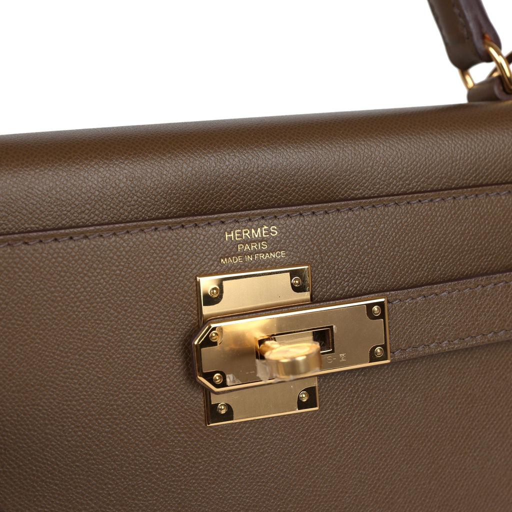 Kelly Sellier 28 Toundra Madame Gold Hardware Bag