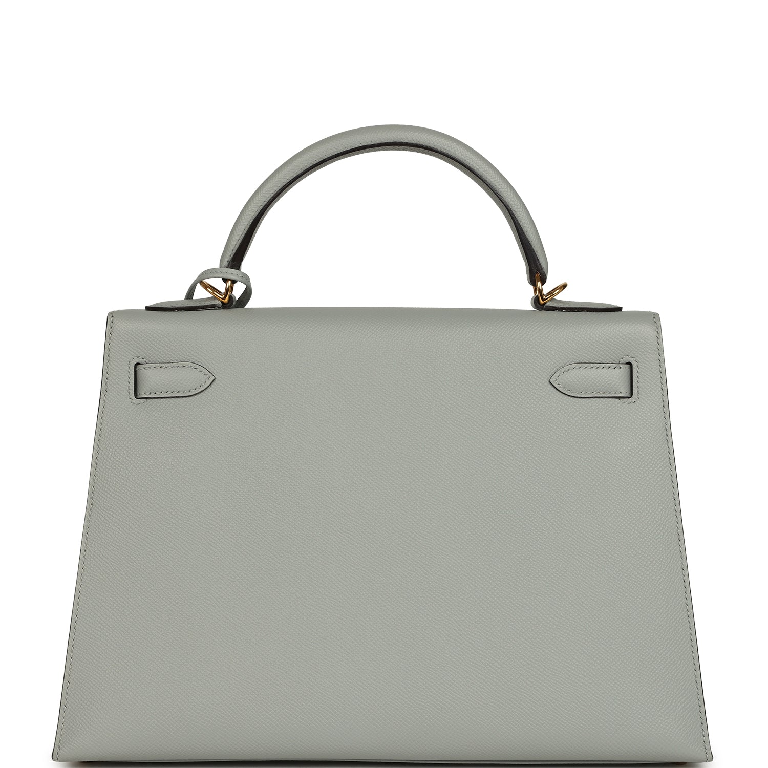 Kelly Sellier 32 Bleu Glacier Epsom Gold Hardware Bag