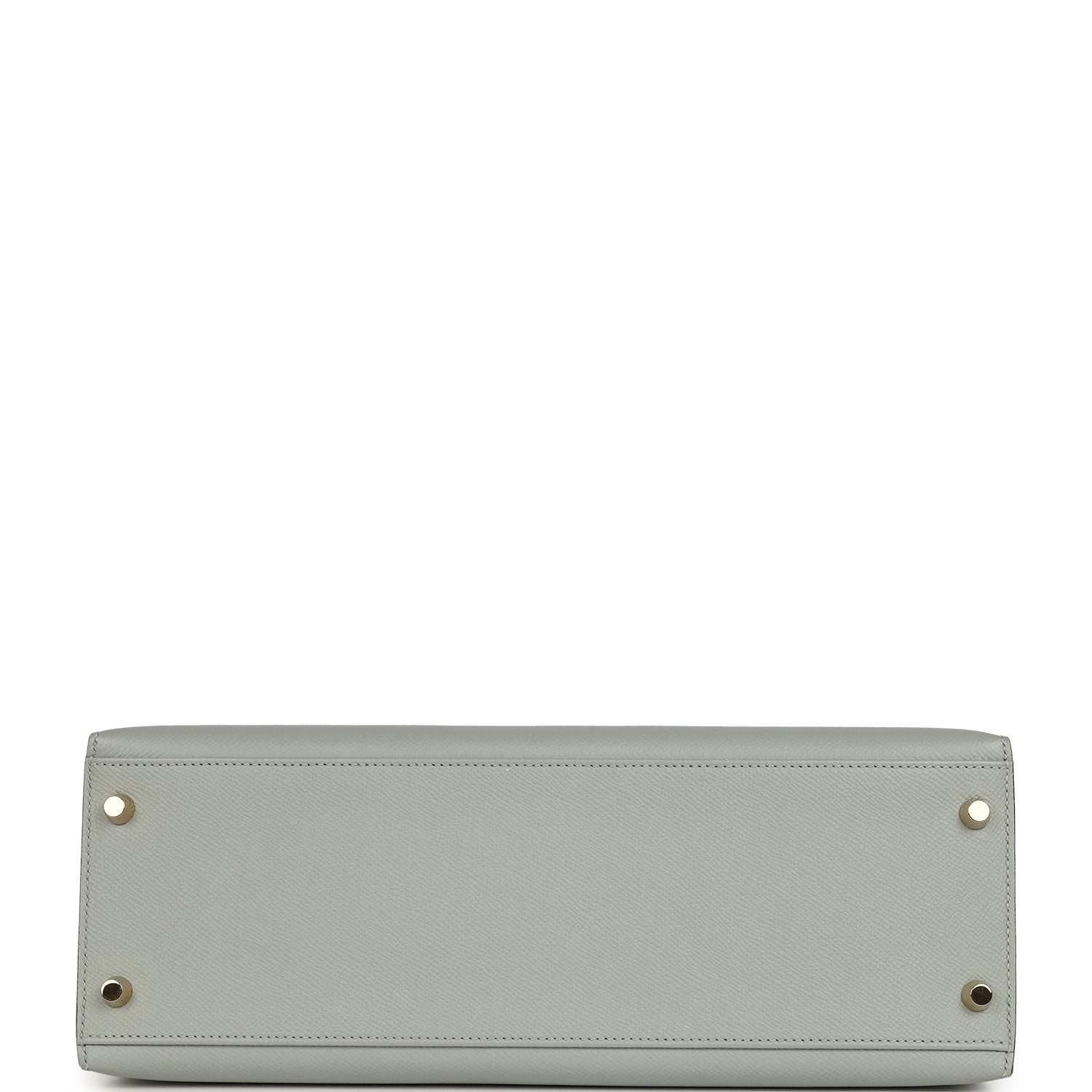 Kelly Sellier 32 Bleu Glacier Epsom Gold Hardware Bag