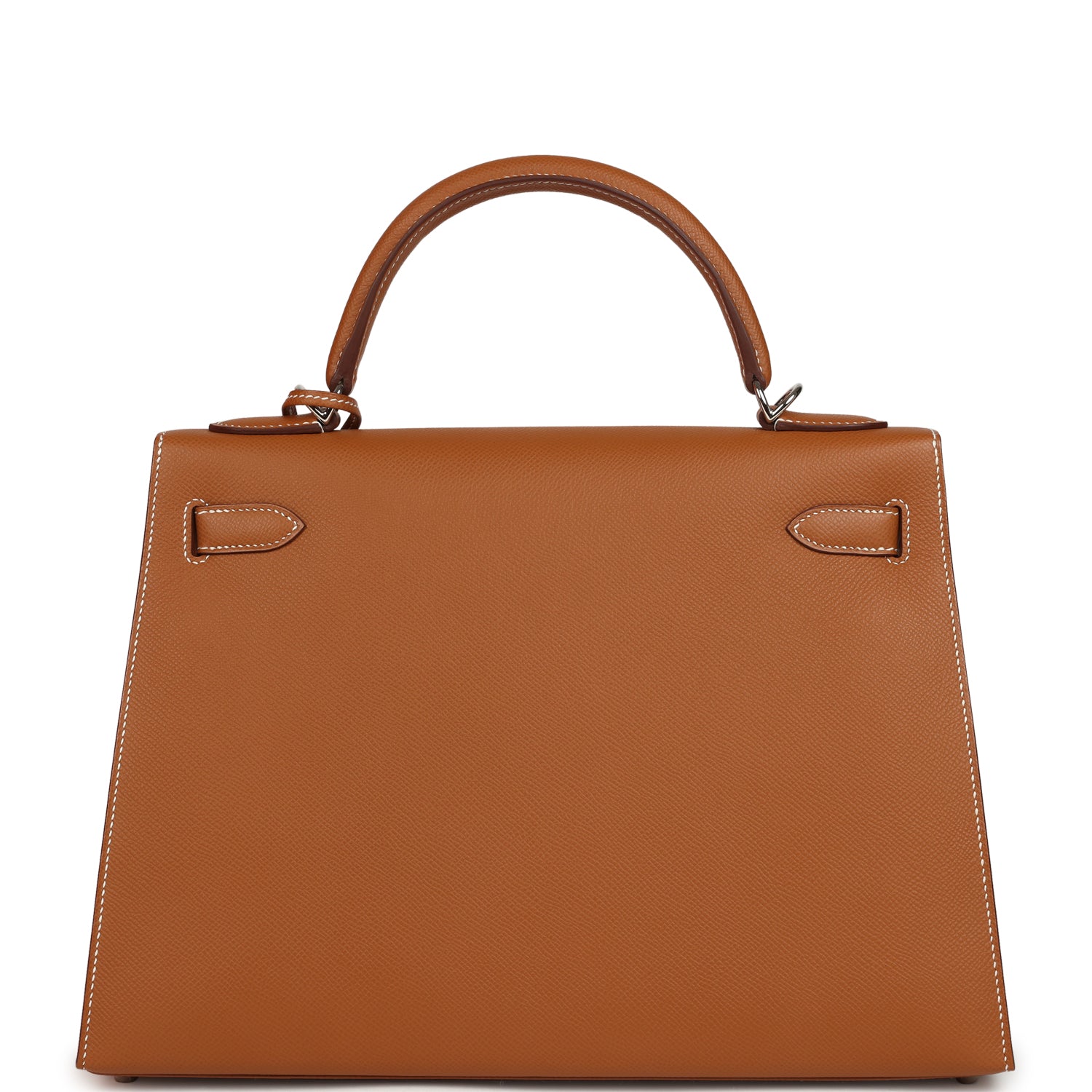 Kelly Sellier 32 Gold Epsom Palladium Hardware Bag
