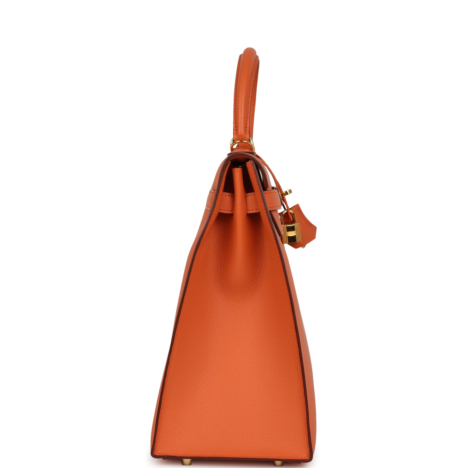 Kelly Sellier 35 Mango Epsom Gold Hardware Bag