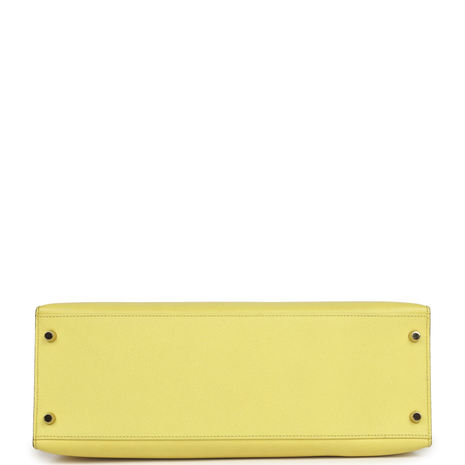 Kelly Sellier 35 Soufre Epsom Gold Hardware Bag