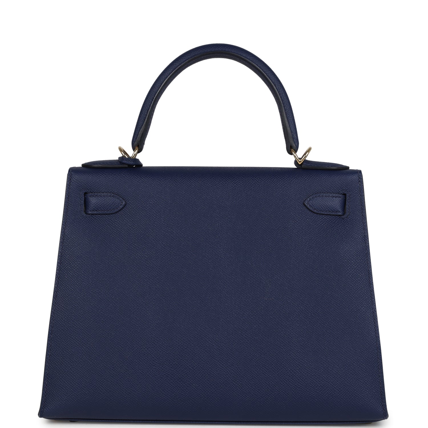 Kellygraphie Kelly Sellier 28 "Lettre B" Bleu Nuit Epsom Permabrass Hardware Bag