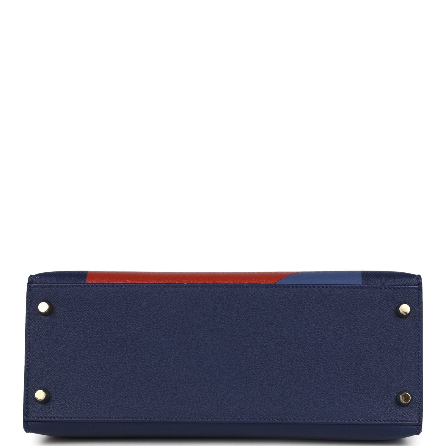 Kellygraphie Kelly Sellier 28 "Lettre B" Bleu Nuit Epsom Permabrass Hardware Bag