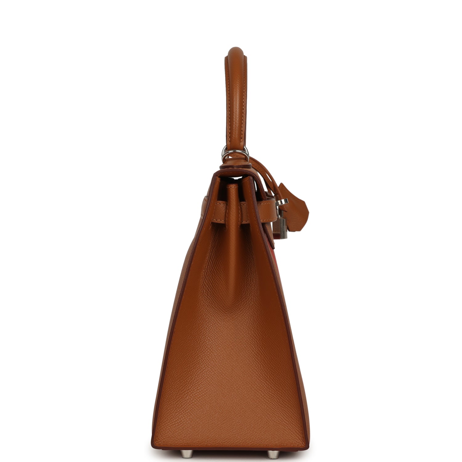 Kellygraphie Kelly Sellier 28 "Lettre H" Gold Epsom Palladium Hardware Bag